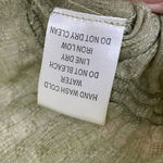 FAVLUX  Green Ruched Milkmaid Puff Sleeve Cropped Blouse Shirt Size M Photo 4