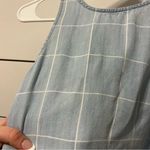 Rails  Blue Sleeveless Shift A-Line Grid Anya Dress Photo 7