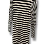 NWT Michael Kors Black White Striped Knit Shift Dress Size M Size M Photo 5
