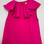 Ted Baker Ruffle Neckline Shift hot pink Dress size 1 Photo 3