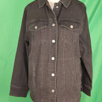Universal Standard NWT  Womens Black Stretch Denim Jacket 2XS‎ 6 Photo 0