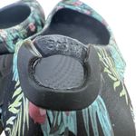 Crocs  Kadee Womens Tropical Floral Ballet Flat Slip On Black Green Flowers Sz 7 Photo 9