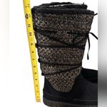 MUK LUKS Black Suede NWT winter boots memory foam insoles size 7 Photo 6