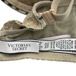 Victoria's Secret  34D Lace Lined Demi Double Print Bra Beige Leopard Photo 3