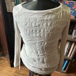 White House | Black Market  lacy long sleeve romantic shirt Photo 1