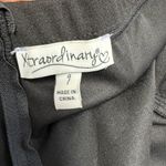 Xtraordinary Vintage  Halter Maxi Dress Black Juniors 9 Beaded Side Cutouts Y2K Photo 6