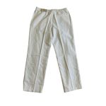 Island Shores White Linen Pants Large Photo 5