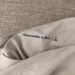 Abercrombie & Fitch  One Shoulder Ruched Side Stretchy Tank Top Small Stone Taupe Photo 4