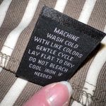 Investments  Womens Blazer Suit Jacket Striped Stretch Brown White 18 Photo 7