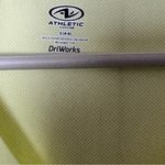 Athletic Works Sporty Work Out Neon Yellow V-Neck Women's Dri-Works Top Sz S Photo 5