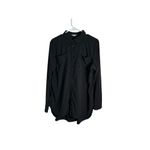 Duluth Trading Co black Button Down Shirt Casual Work Wear Long Sleeve‎ Size L Size L Photo 1