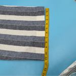 LC Lauren Conrad Lauren Conrad Linen Blend Wide Leg Cropped Pants Tan White Stripes New Womens XL Photo 4