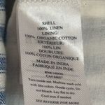 Faherty  Blue and White‎ Striped Linen Skirt Size XS EUC Like New Photo 3