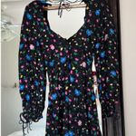 For Love & Lemons  Lexy Long Sleeve Black Floral Dress Small New With Tags Photo 1