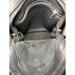 Coach Vintage Black Leather Crossbody Bag Slim Satchel USA Full Grain 9817 Photo 14