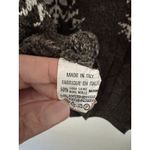 Noba Vintage Italian Wool Blend Fair Isle Crewneck Sweater Women’s Size Large Green Photo 5