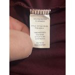 Forever 21 Popular 21 Womens Short Sleeve Bodycon Sculpting Dress Solid Maroon Size XL NEW Photo 6