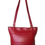 Coach Vintage TRIBECA Red Glove Tanned Slim Bleeker Bucket Shoulder Bag 9098 Photo 0