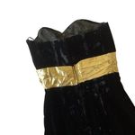 Dave & Johnny Velvet Prom Dress Black Size 10 Photo 10