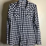 Wrangler  Women Shirt Pearl Button flannel Plaid Western Shirt Sz XXL EUC Photo 2