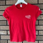 :Tilt Vintage Red Volleyball Graphic Tee Y2K West Coast Athletic T Photo 0