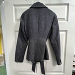 Classiques Entier  Gray Lined, Belted Blazer - Size 4 - EUC Photo 1
