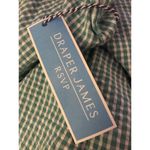Draper James RSVP Puff-Sleeve Surplice Dress mint green & white Gingham Pockets Photo 4