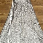 Marchesa Notte prom gold sequin Photo 9