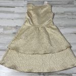 Flora Bea NYC Princess Brocade Terina Dress Size Small NWT Gold Photo 5