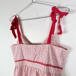 La Ligne Red Floral Kate Maxi Sundress Size L Photo 4