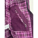 BERNE Softstone Duck Barn Coat Jacket Women's Size XL Flannel Lined Canvas Chore Purple Photo 9