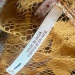 Free People Lucie Mini Dress Golden Coin Combo Floral Print Lace Size 8 Women's Photo 13