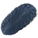 Straw Tote Bag Blue Photo 3