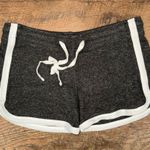 Aeropostale  Super Soft Drawstring Waist Women's Dark Gray and White Shorts Photo 6