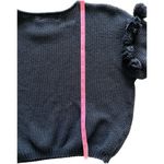 Chan Luu  Cropped Pom Pom Women's Sweater XS Oversized Photo 6