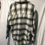 American Eagle ‎ Plaid Flannel Shirt Button Down Oversized size S Photo 3