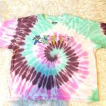Tailgate  5 Bear oversized Tye Dye Crop Tee Photo 0