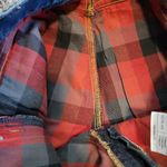 Carhartt  WOMENS ORIGINAL FIT STRAIGHT LEG FLANNEL LINED METALLIC DARK WASH JEANS Photo 12