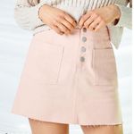 Altar'd State light pink jean skirt Photo 5