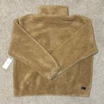 WEAR by Erin Andrews Syracuse Orange Quarter Zip Sherpa Pullover Women’s XL Tan Photo 2