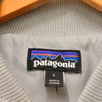 Patagonia Women's Los Gatos Bomber Jacket Large Cozy Warm Drifter Grey Photo 2