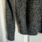 White + Warren Cashmere Crewneck heathered grey black sweater XS Gray Photo 1