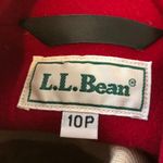 L.L.Bean Blazer Red Petite Boxy Pocket Petite 10P Photo 2