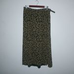 Josephine Chaus  20 Skirt Suit Black Gold Stemmed Leaf Pattern Set Plus Photo 3