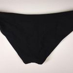 Becca  Ribbed Bikini Bottom Black Sz M Photo 11