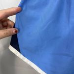 Nike  women's blue lined athletic active pull‎ on drawstring sports shorts small Photo 4