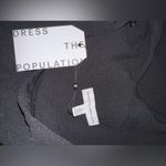 Dress the Population NWOT  Tiffany One-Shoulder Midi Dress Black S Photo 3