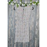 A'Gaci NWT Shop 17 Juniors Ladies White Dress Size S V-Neck Elastic Waist Belt Photo 4