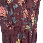 Urban Outfitters  Kimchi Blue Floral Romper in Maroon/Blue Size 2 Photo 4