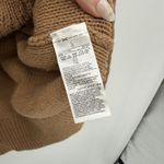 Old Navy Brown Cable Knit Crewneck Sweater Size Large Cotton Blend Photo 4